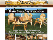 Tablet Screenshot of moonvalleyrusticfurniture.com
